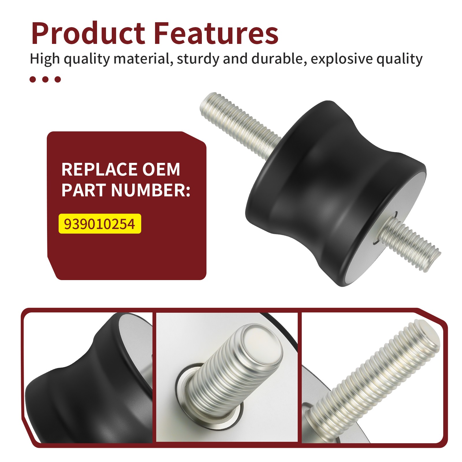 Shock mount 939010254 For Multiquip MVC-64VH/VHW , MVC80VH/VHW , MVC82VH/VHW