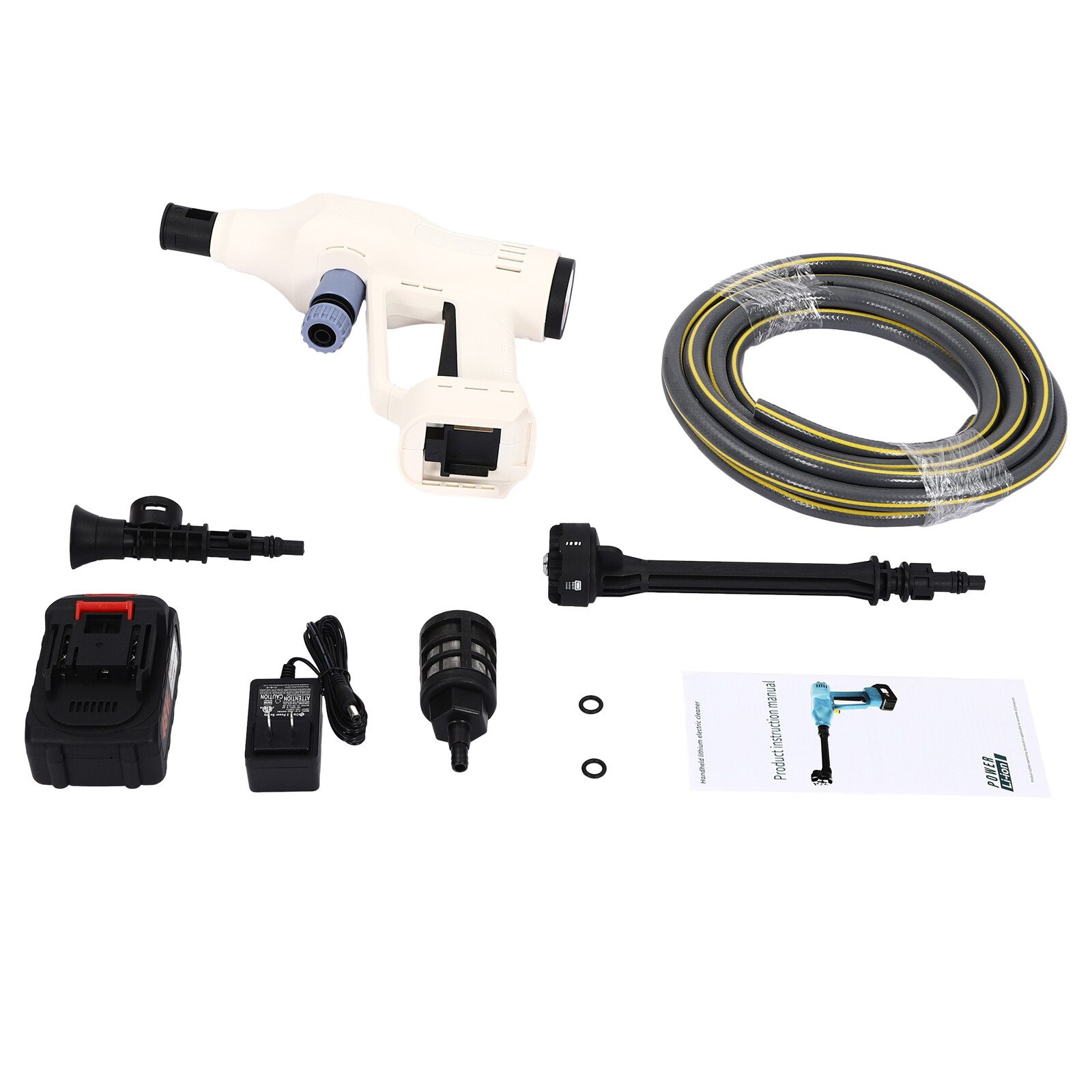 Portable Cordless Battery Powered Pressure Washer For Car Home Garden Wash NEW