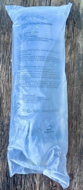 Dechra 0.9% Normal Saline Solution – Sterile-1000ml Exp 5/2028 Wound Flush Prep