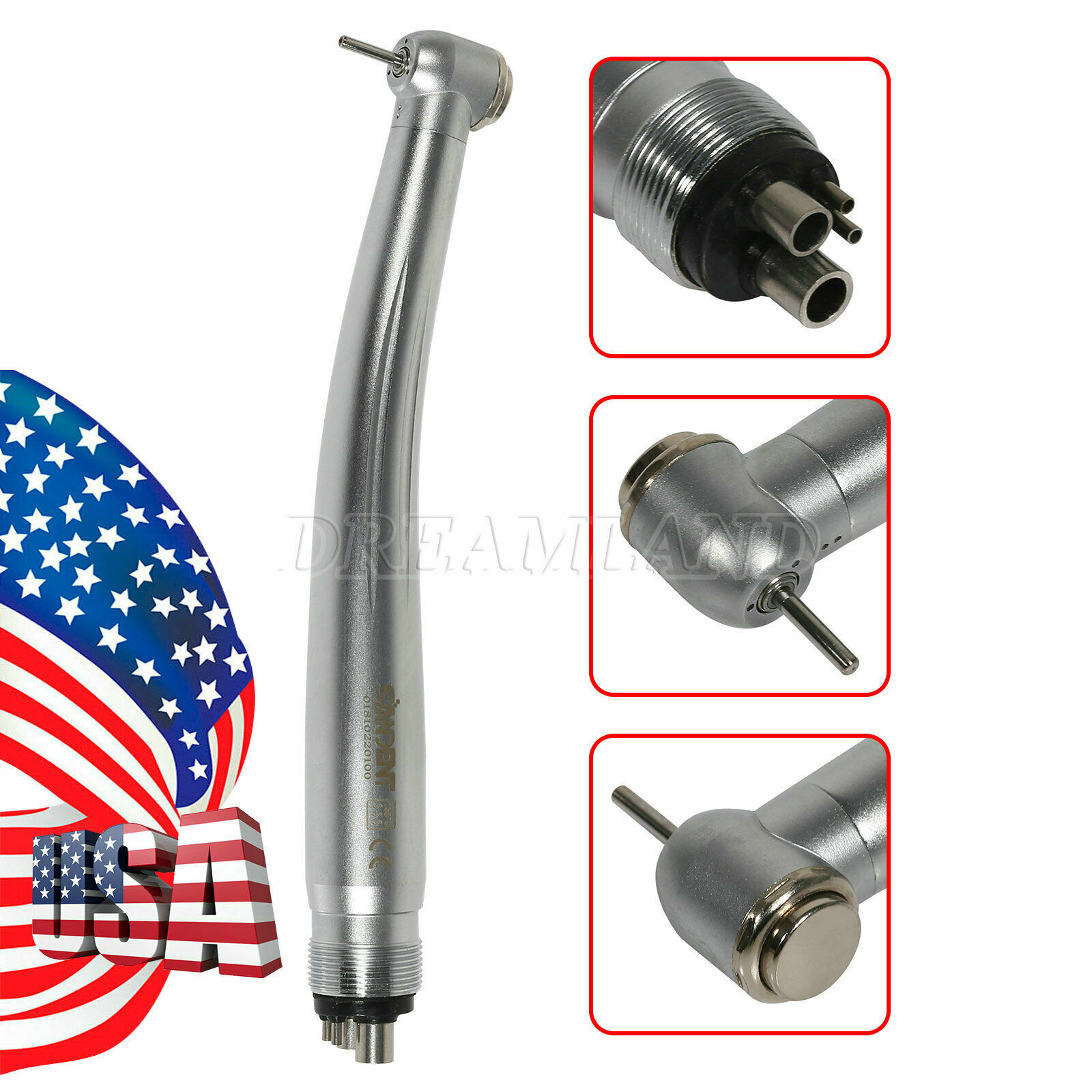 NSK Pana Max Style Dental Turbine Clean Head High Speed Handpiece Push Button 4H
