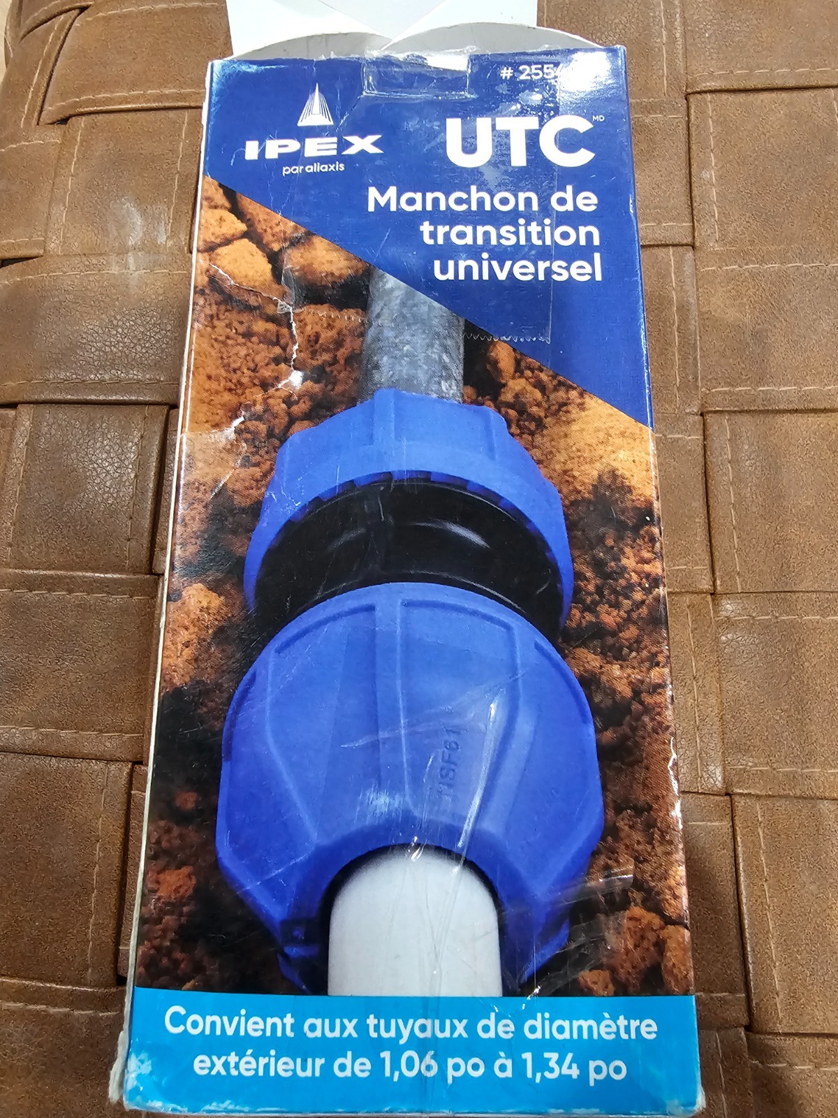 IPEX 255402 Universal Transition Coupling 1.06” to 1.3/4”