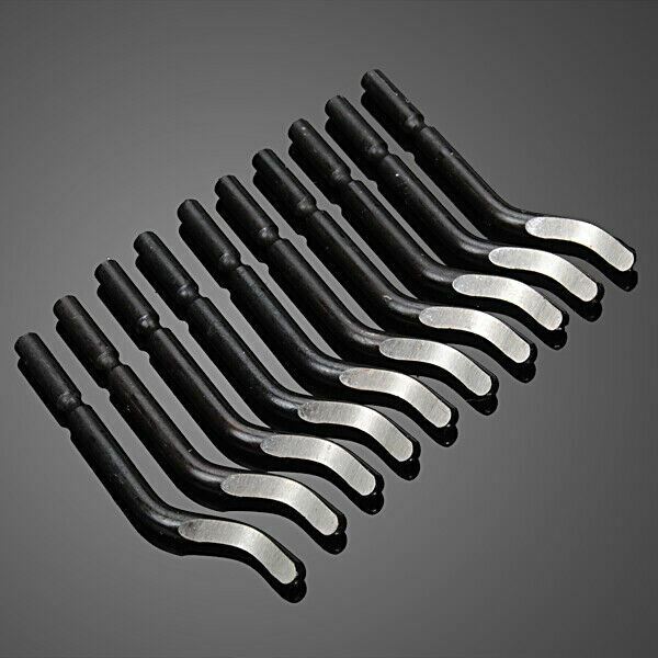 10pcs BS1010 deburring blades, 3.2mm, debur plastic, steel, aluminum, bin 219