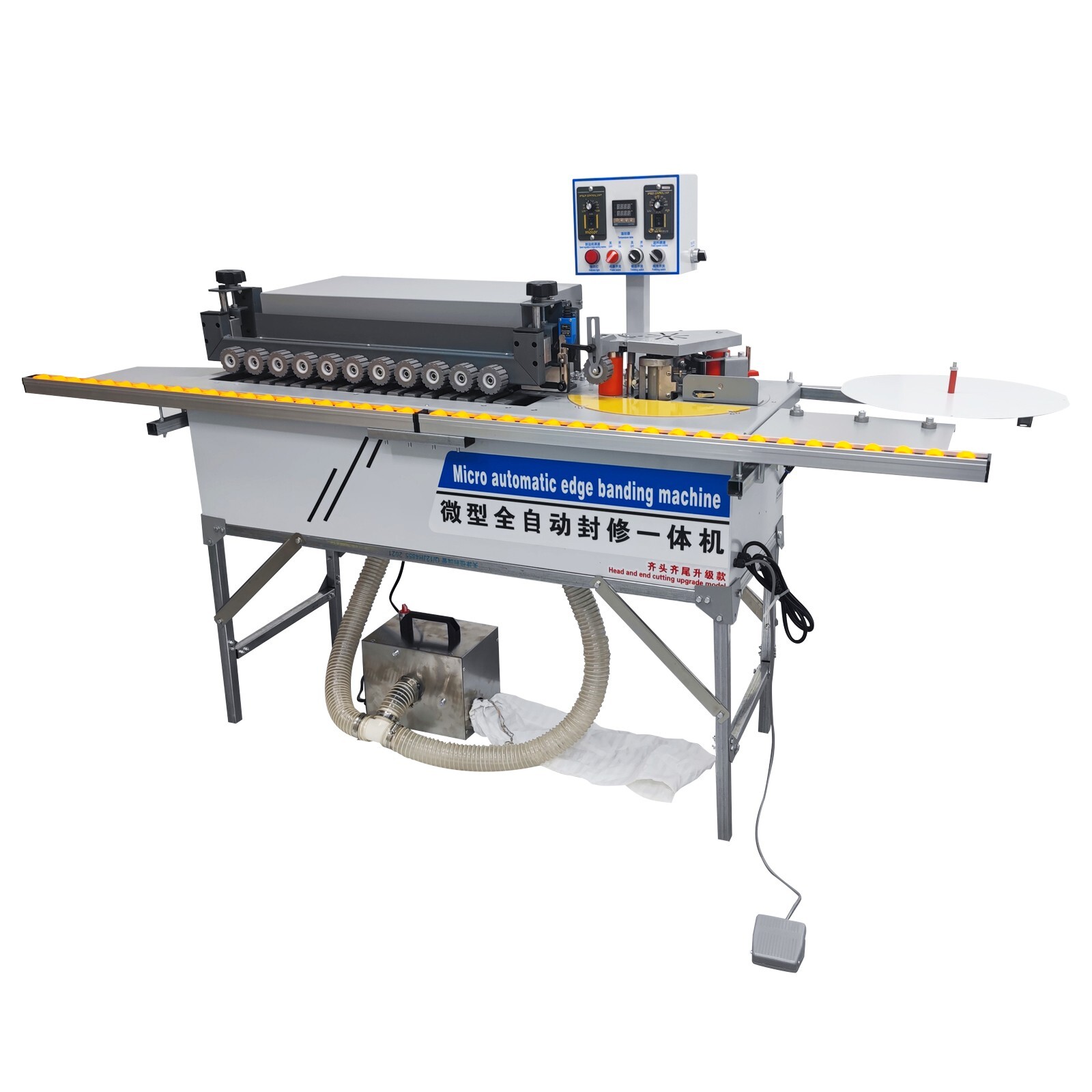 Auto Edge Bander Trimmer Edge Sealing&Repairing Machine Double-sided Gluing 110V
