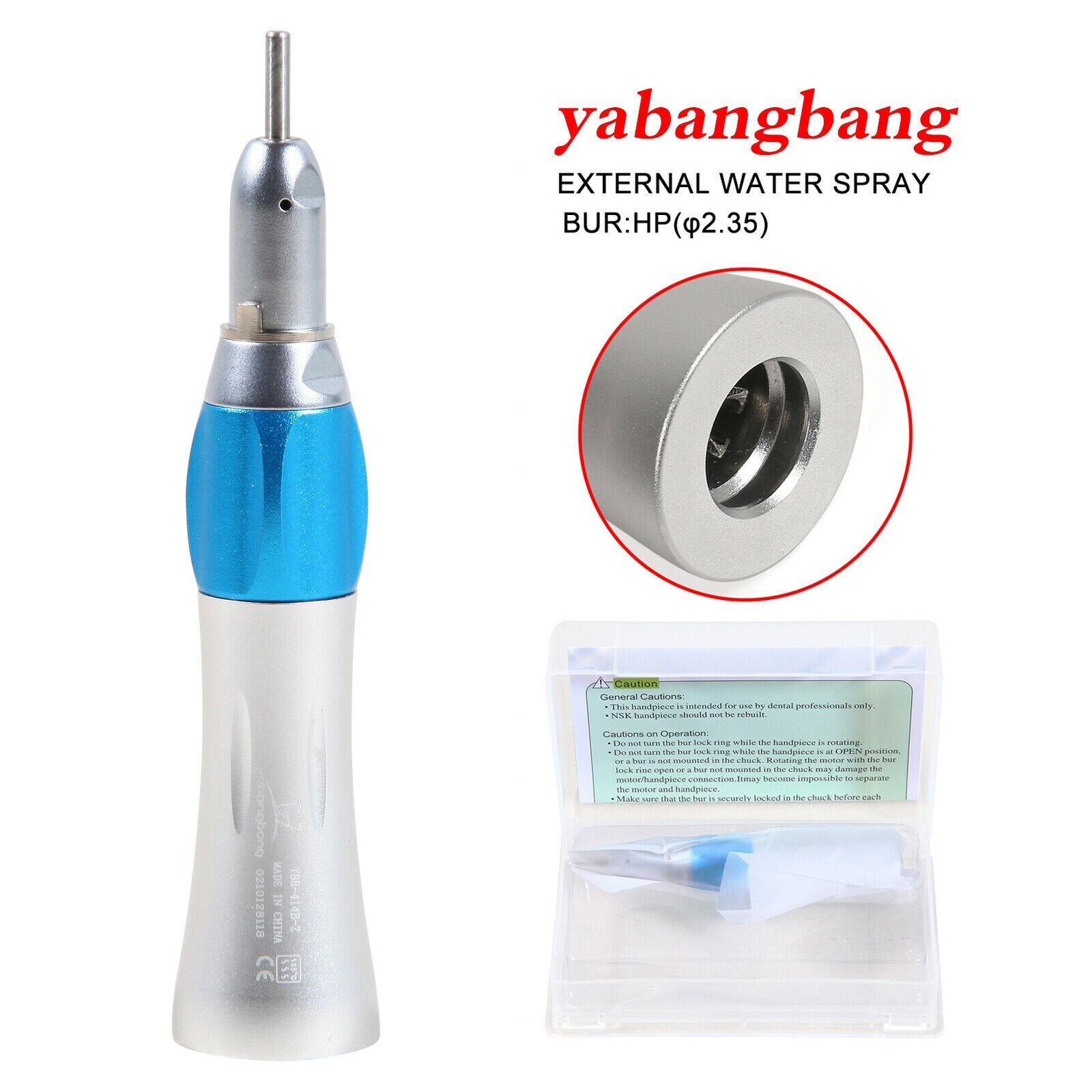3x Dental NSK Style Slow Speed Air Motor straight contra angle Handpiece 4H EP4