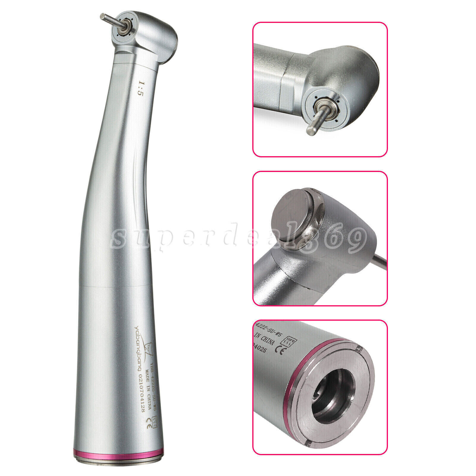 Dental Brushless LED Electric Micro Motor 1:1/1:5 Handpiece Fit NSK E-Type SA