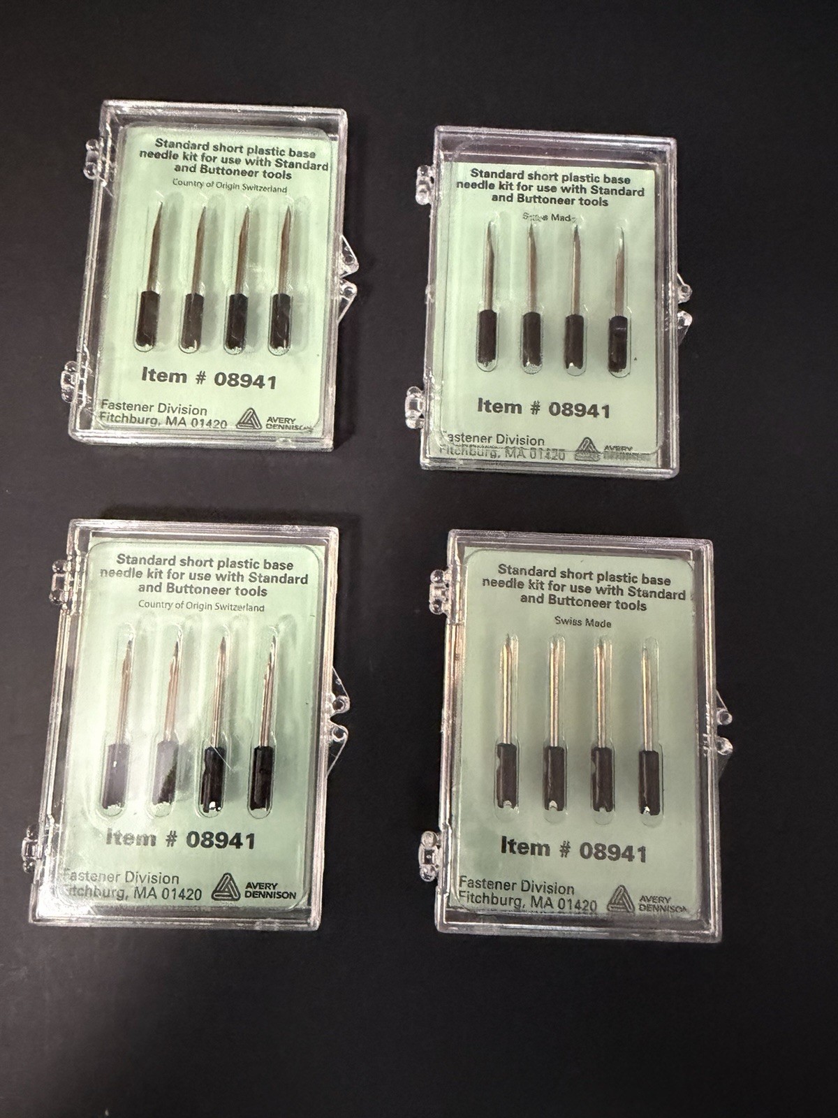 Avery Dennison Replacement Needles for Standard Tagging Tool 4 Needle Pack 08941