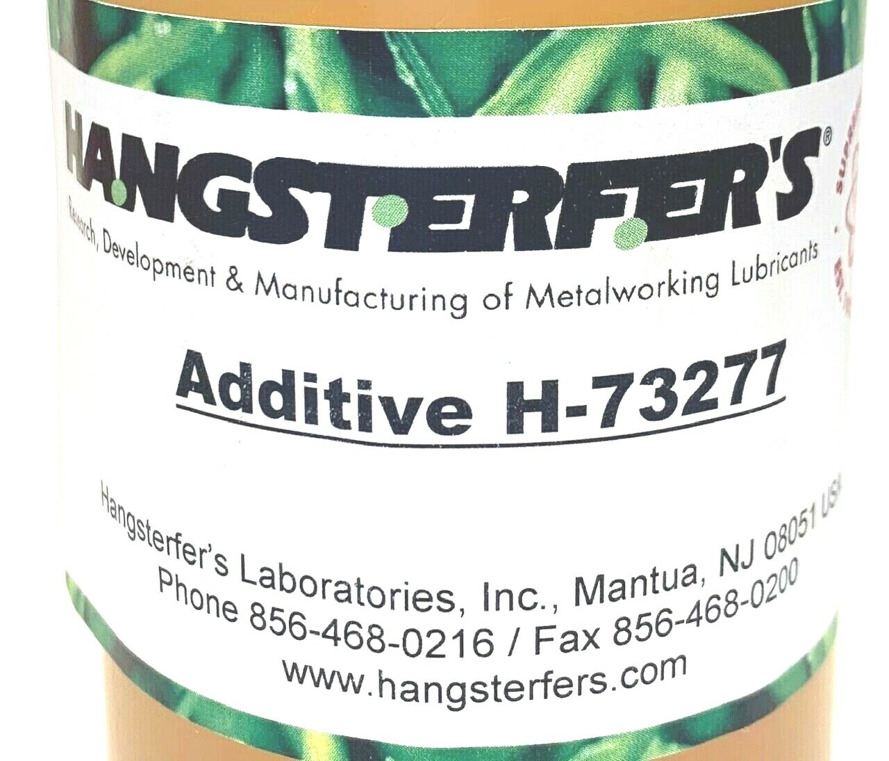 HANGSTERFER’S ADDITIVE/ CLEANER H-73277 8oz FOR COOLANTS CUTTING FLUIDS
