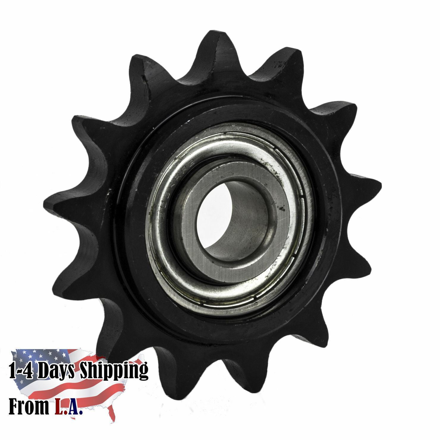 Jeremywell #50 Roller Chain Idler Sprocket 1/2″ Bore Hardened 13 Tooth