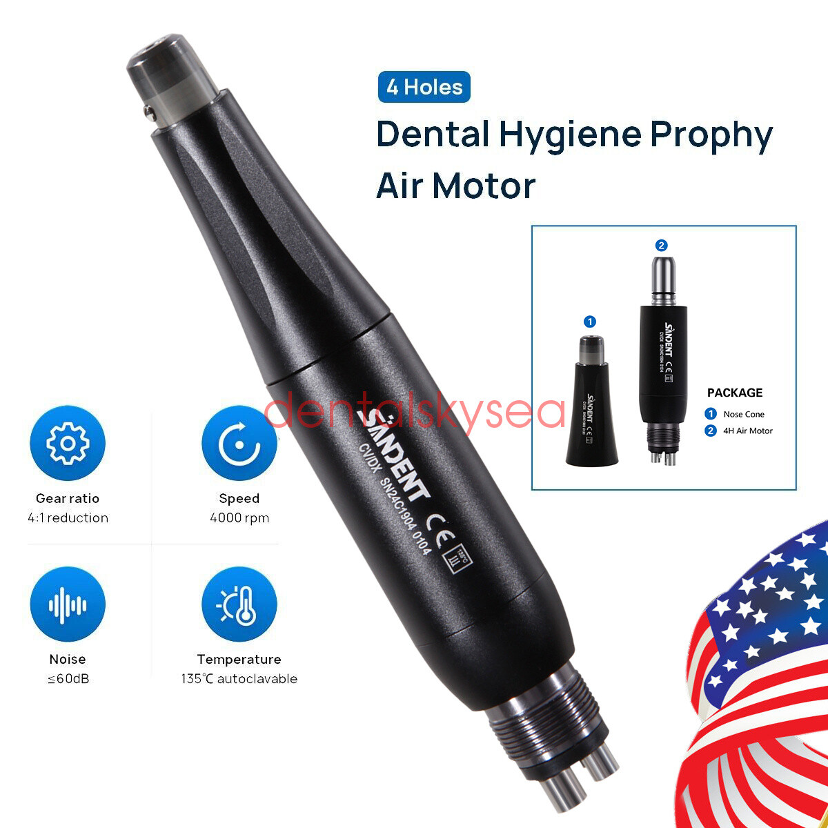 dental hygiene prophy handpiece