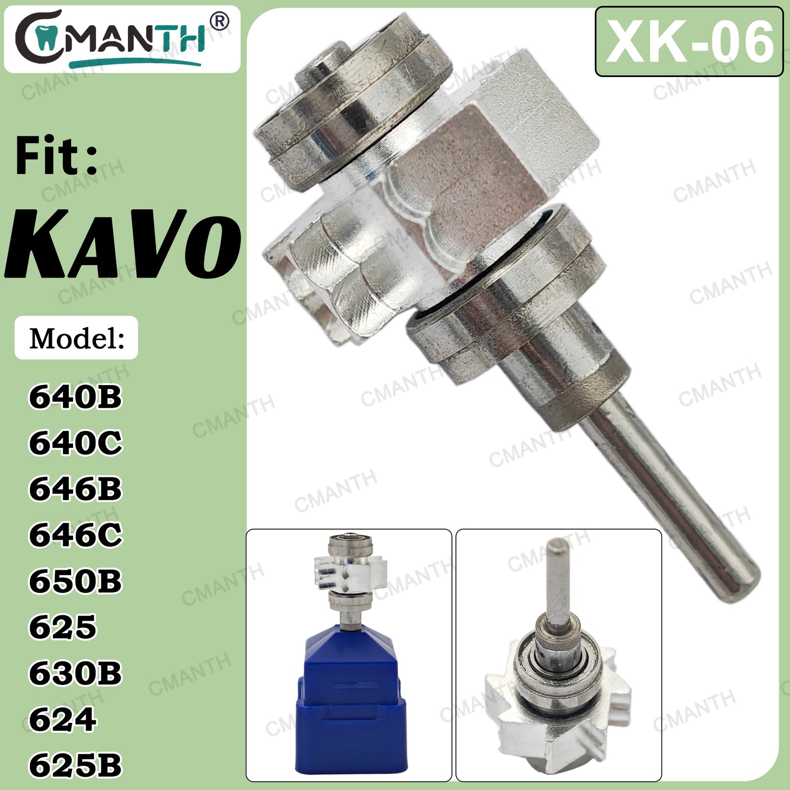 Dental Turbine Cartridge Replacement Air Rotor Fit For KAVO High Speed Handpiece