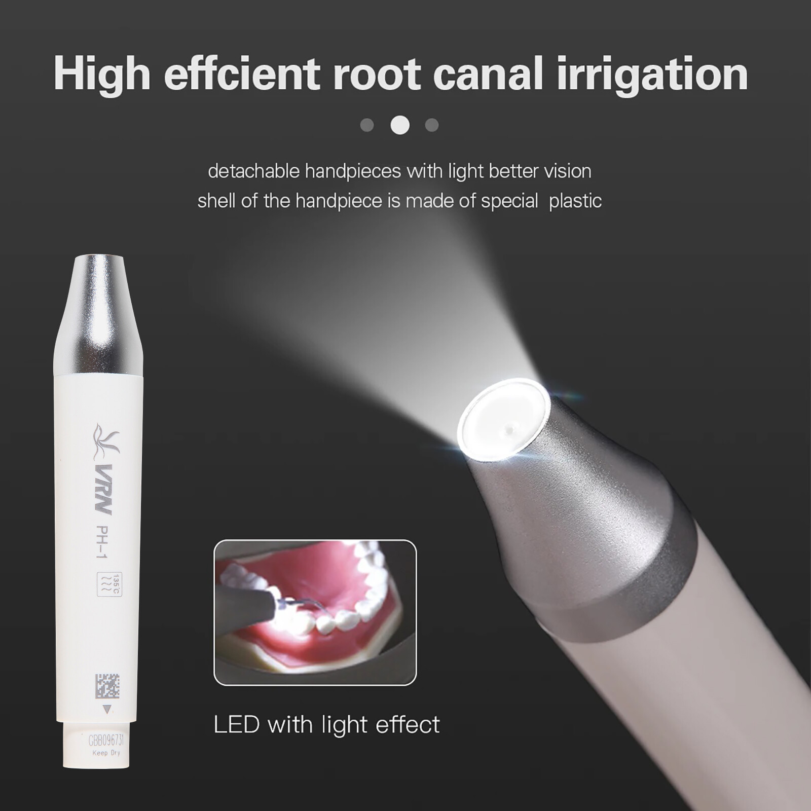 Dental Ultrasonic Piezo Scaler W/ LED Handpiece Auto Water Supply System A8