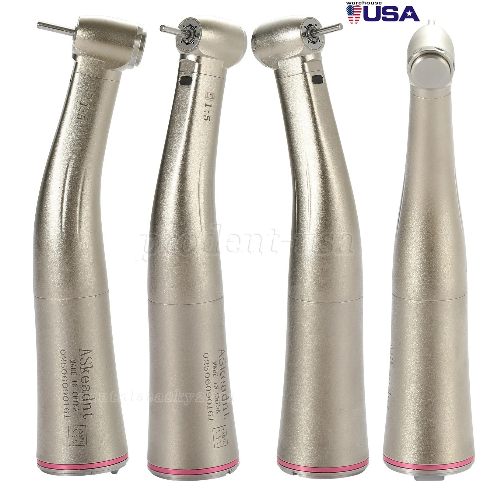 KAVO Style Dental Fiber Optic High Speed Turbine Handpiece LED E-generator 4Hole