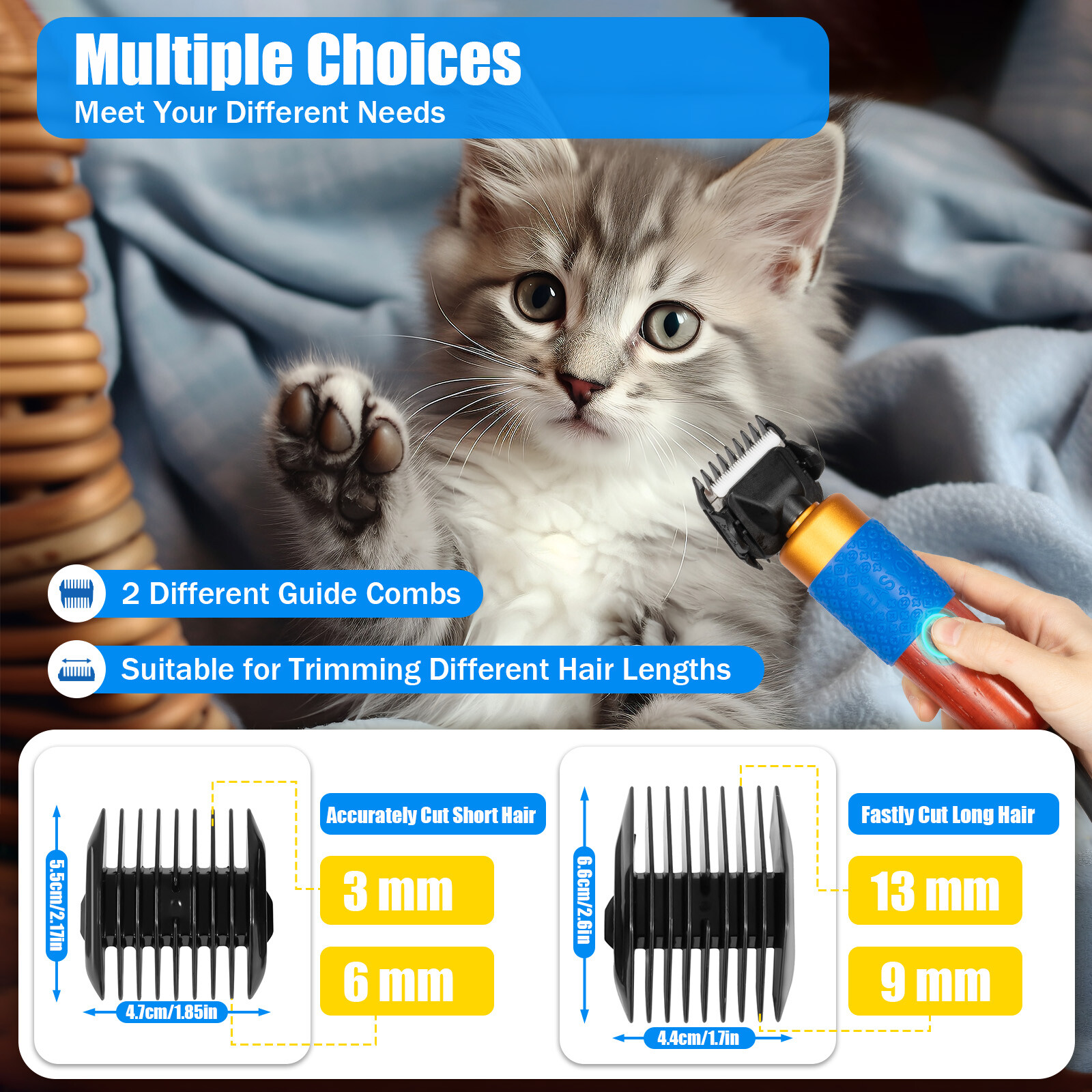 Sheep Shears Professional Electric Animal Clipper Alpacas Grooming Hair Trimmer