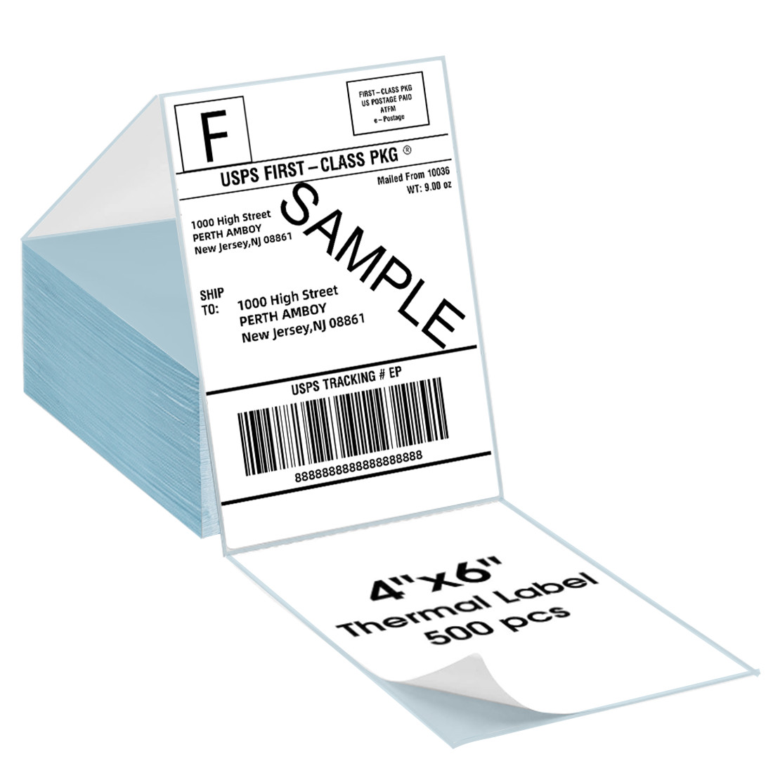 Thermal Labels for 4″ x 6″ Shipping Label Printer 500pcs/Stack