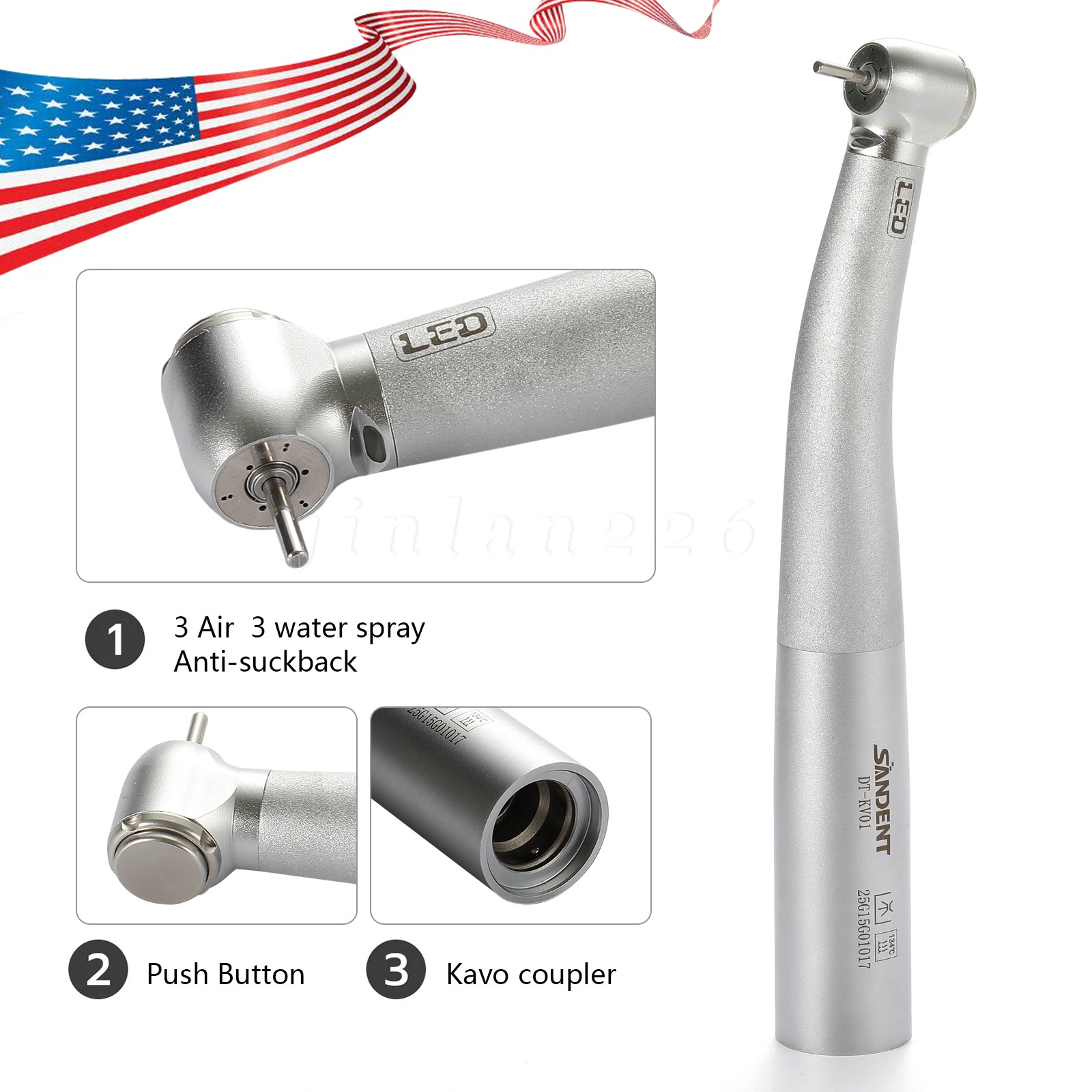 Electric 35K RPM Marathon Type Polishing for Dental Lab Micromotor Polisher New