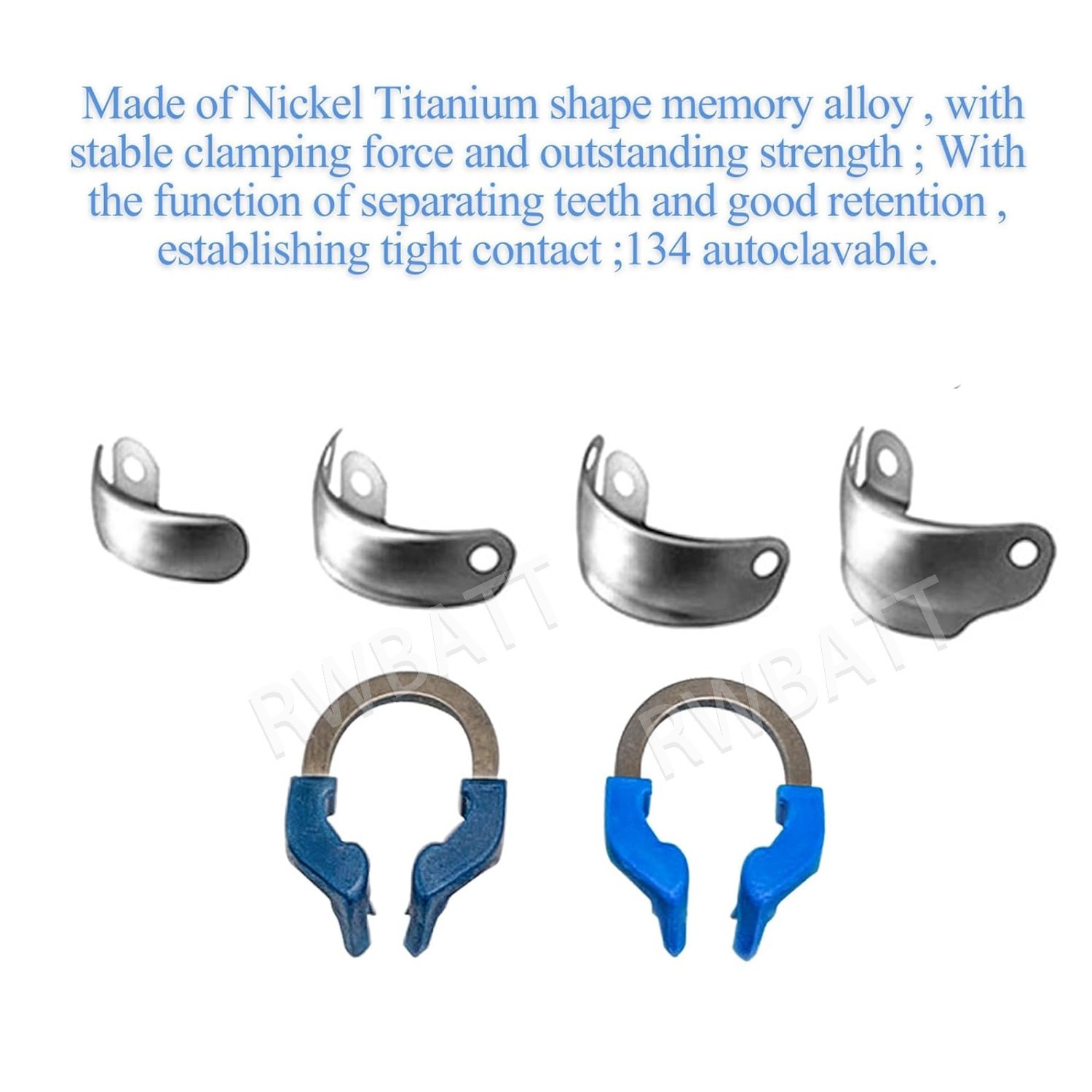 Dental Matrix Bands Clamp Ring Adaptive/Diamond Wedges Pliers Fit Palodent V3