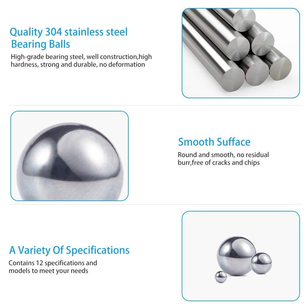 5mm Non-Magnetic Stainless Steel Bearing Balls – 200 Pcs for All Applications