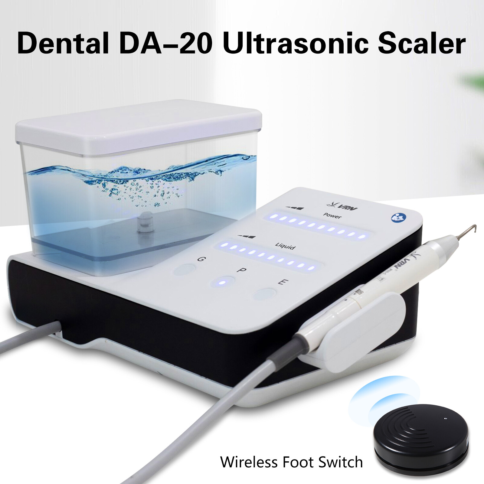 Ultrasonic Scaler LED Handpiece Bottle / Air Scaler Handpiece 2/4Holes Dental
