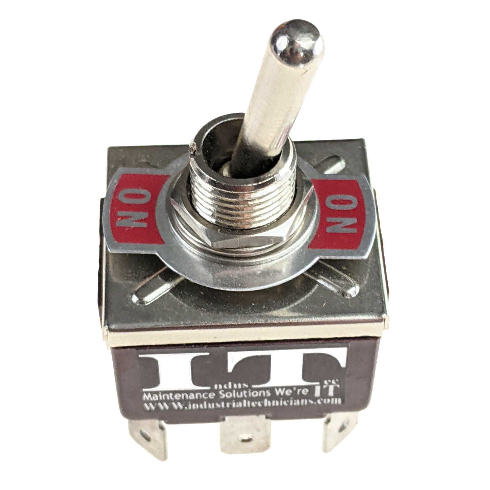 IndusTec 20A Toggle – Switch TPDT 2 Pos Maintained 9 pin Quick Plug Latching 12V