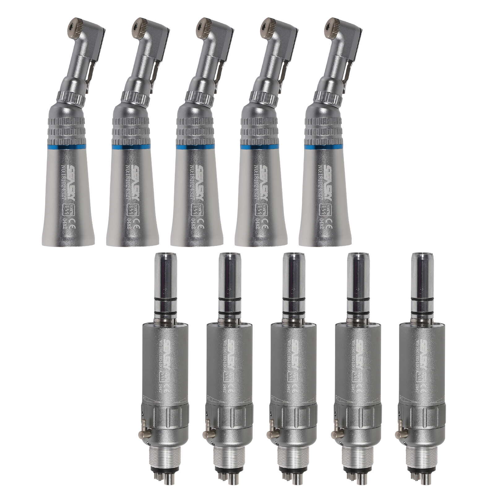Dental Contra Angle & Air Motor 4Holes fit NSK Low Slow Speed Handpiece EX203C