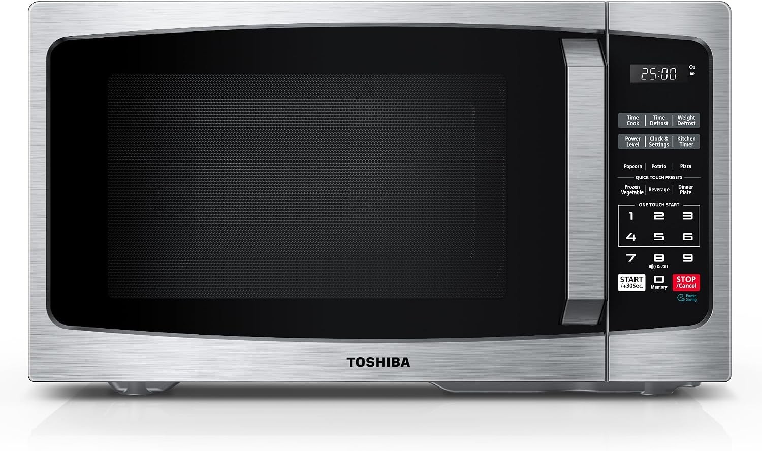 EM131A5C-BS Countertop Microwave Ovens 1.2 Cu Ft 12.4″ Removable Turntable Smart