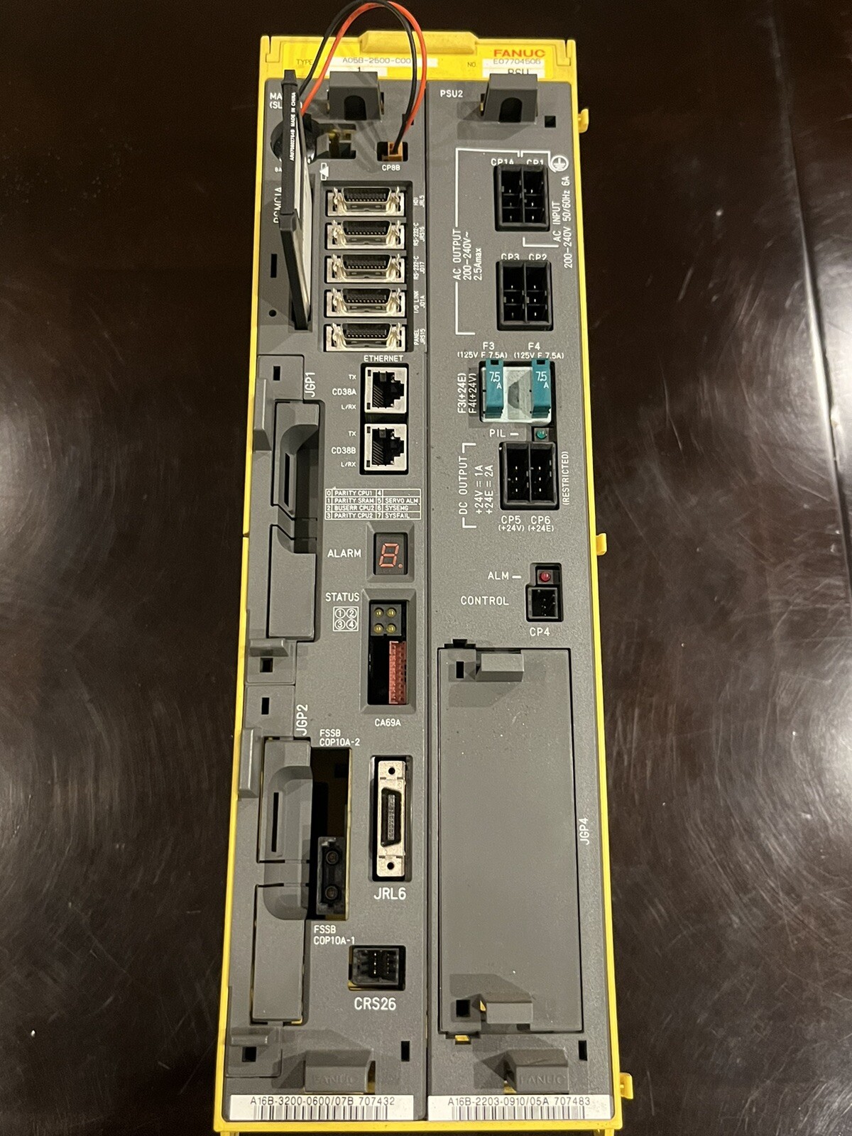Fanuc A05B-2500-C001 Chassis A16B-3200-0600/07B A16B-2203-0910/05A Boards