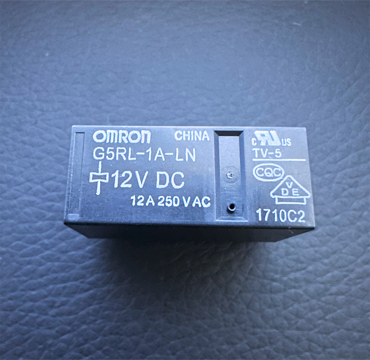 G5RL-1A-LN DC12 Omron PCB Power Relay 12VDC SPST-NO 12A Low Noise 29×12.7×15.7mm
