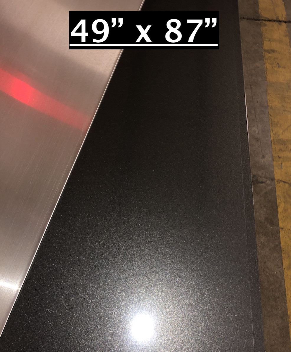 49″ x 87″ Charcoal Grey Aluminum Sheet, Flat .030” Thick – Cargo Trailers, Etc.
