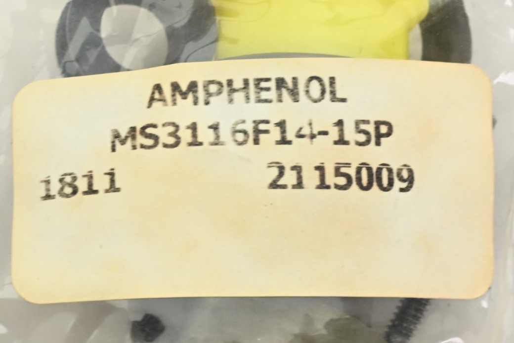 Lot of 5x Amphenol MS3116F14-15P Circular MIL Spec Connector