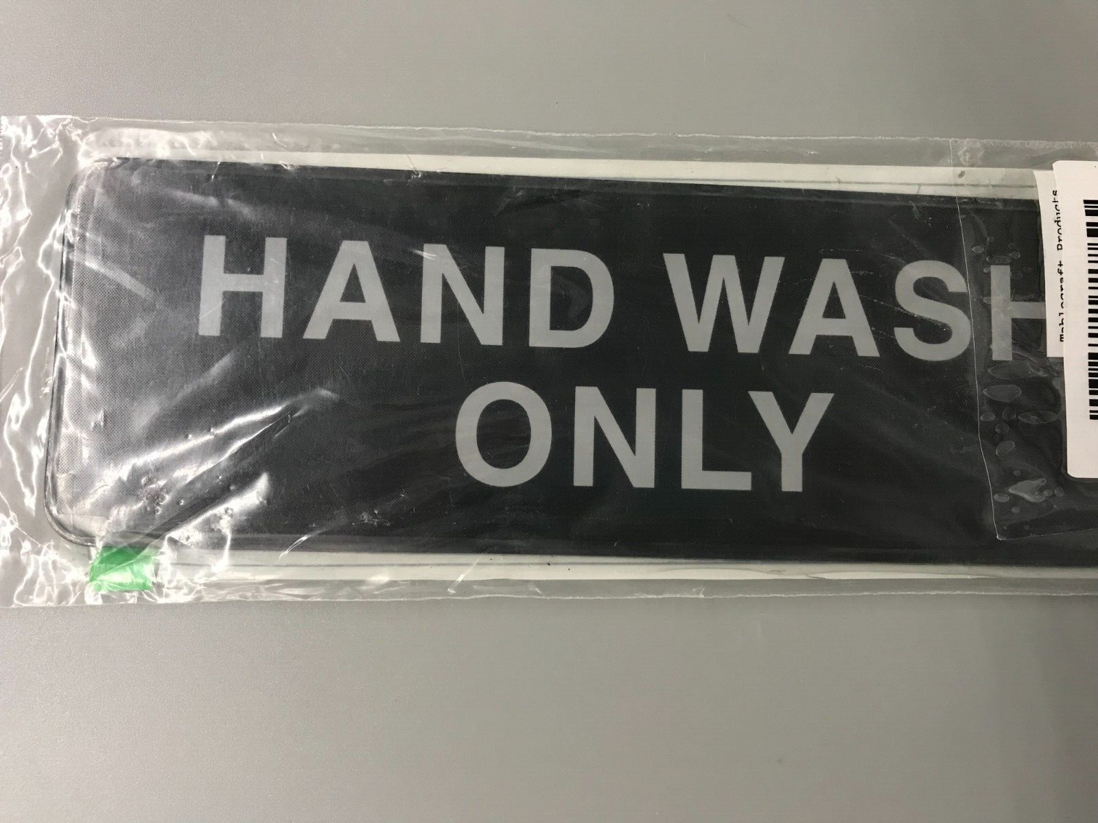 Hand Wash Only Signs: Set of 5