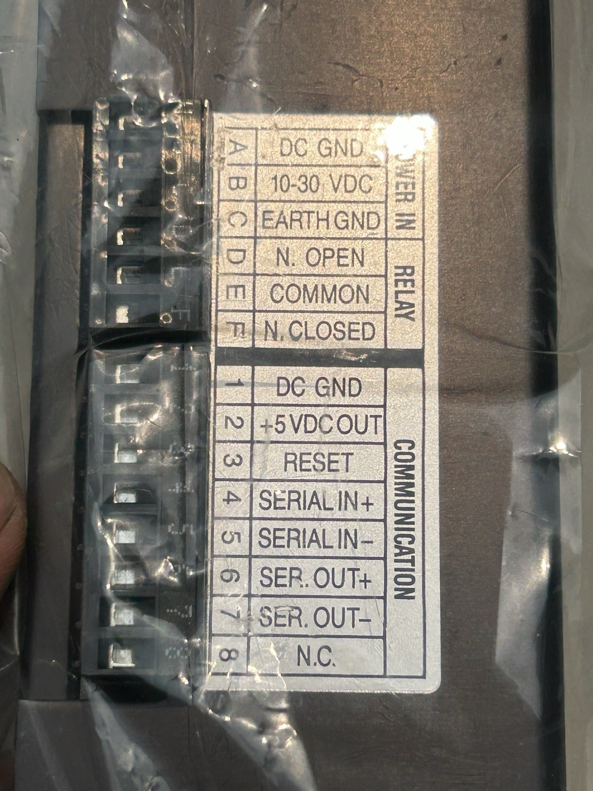 Vorne Industries, Inc Model 2015 Alphanumeric Message Display