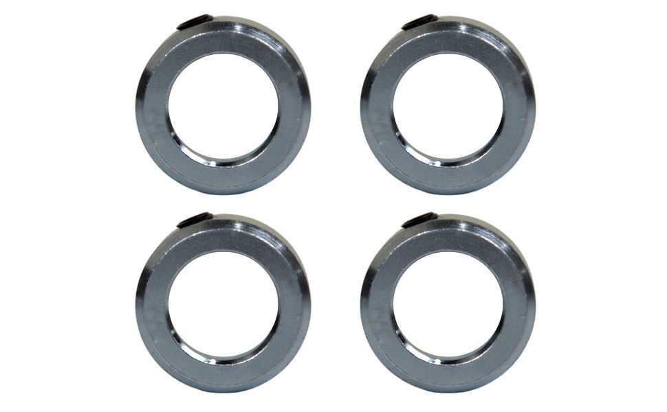 3/4″ Bore Zinc Plated Shaft Collars Set Screws OD 1-1/4″ Width 9/16″ (4 PCS)