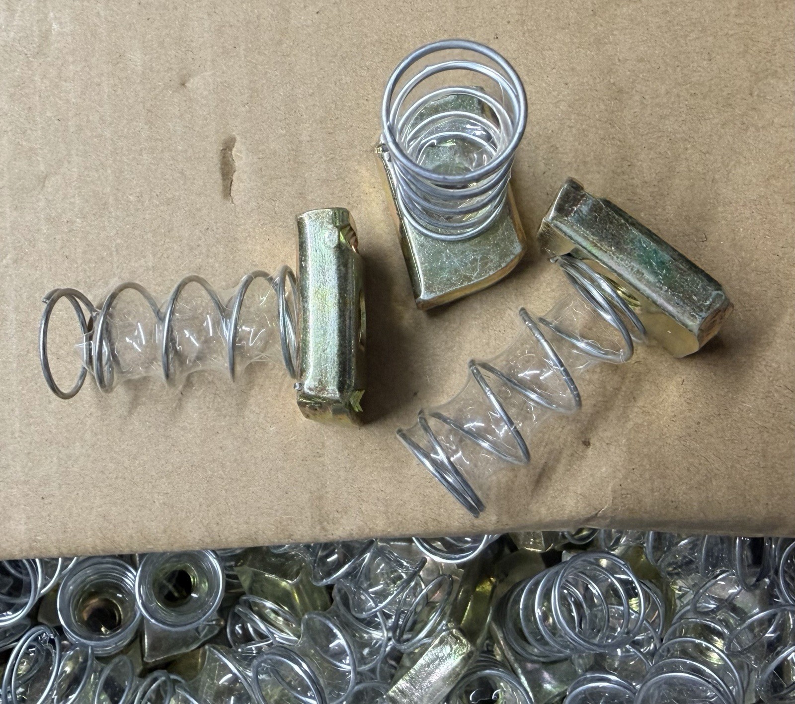Thomas & Betts Kindorf B-911 3/8 (QTY 100) Galv-Krom (R) Steel Spring Nuts