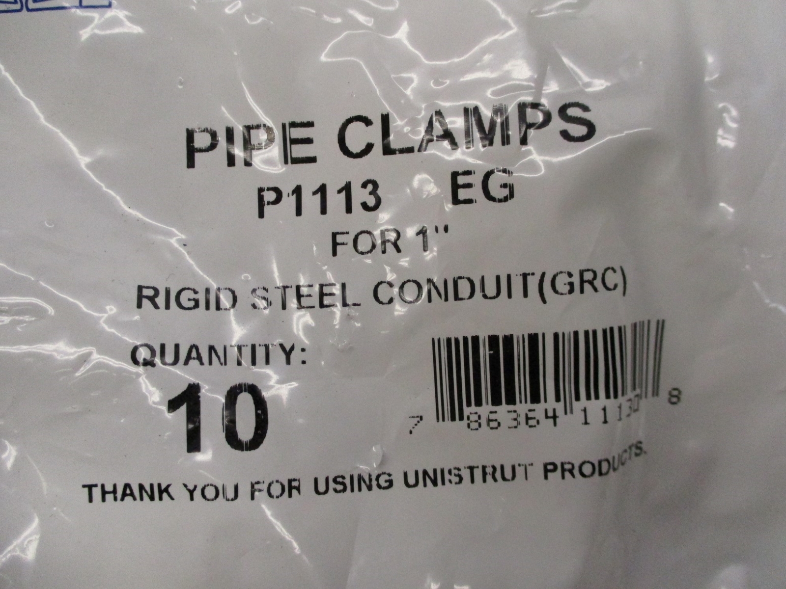 UNISTRUT P1113-EG (PKG OF 10) NSMP