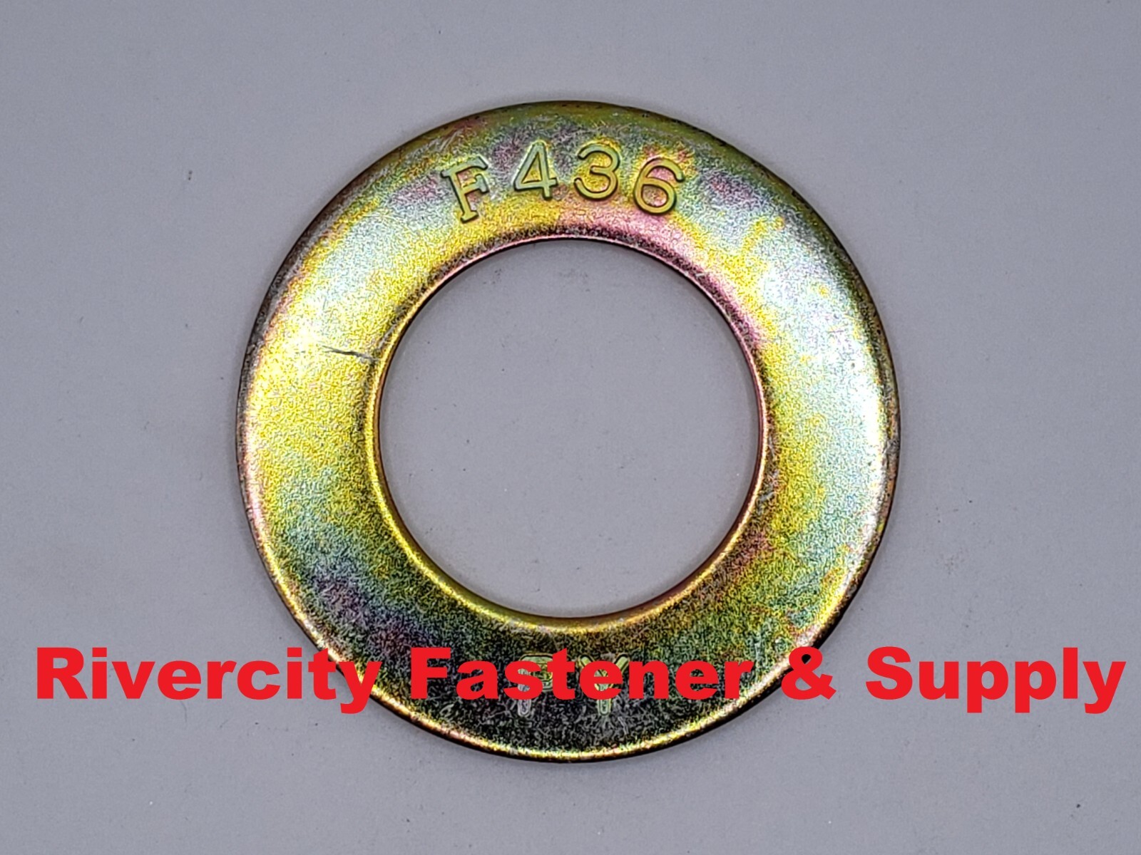 1-1/4 SAE F436 Grade 8 Flat Washers 1-3/8 ID x 2-1/2 OD Steel 1.375 ID x 2.5 OD