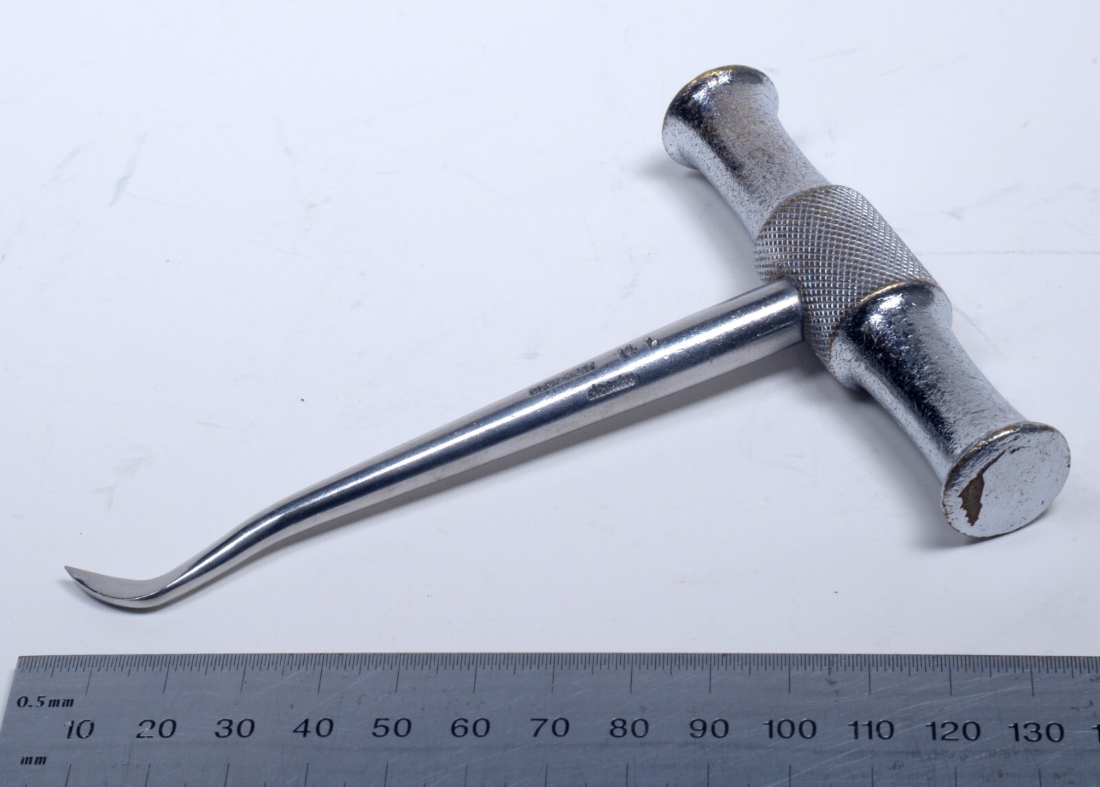 Clev-Dent #14-L Bone Hook Elevator Extractor T-Handle Stainless Steel Surgical