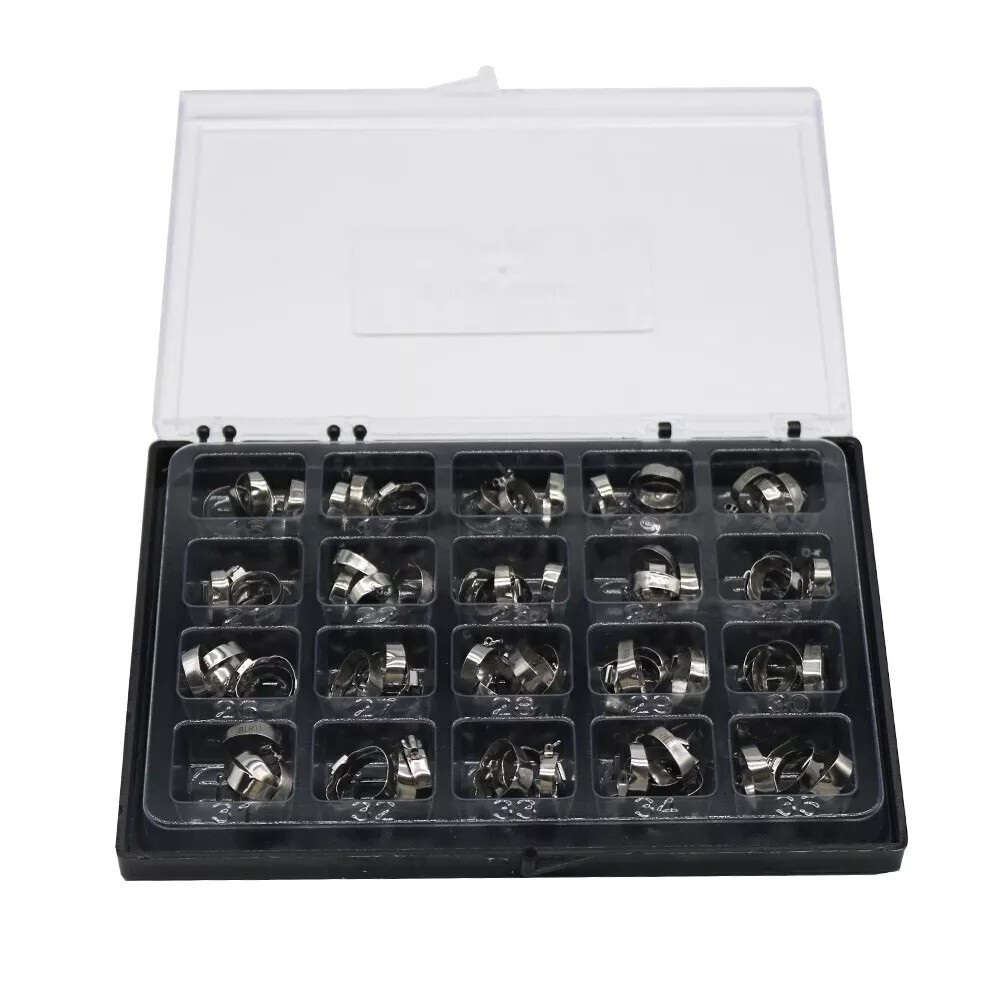 Dental Orthodontic Bands w+ Buccal Tube 1st Molar Roth/MBT 022″ 16#-35# U2L1