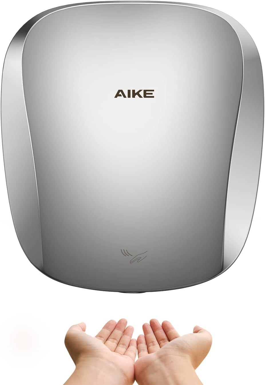 AIKE AK2903 Heavy Duty Commercial Hand Dryer with Hepa Filter Brushed Stainle…