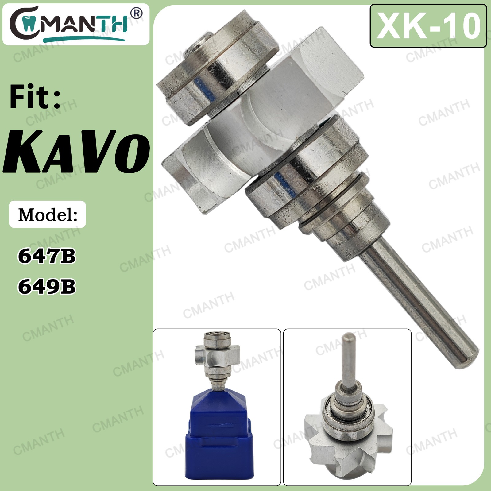Dental Turbine Cartridge Replacement Air Rotor Fit For KAVO High Speed Handpiece