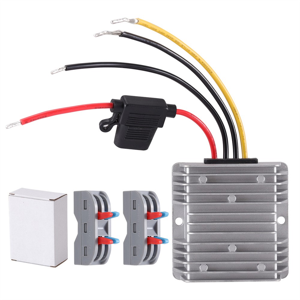 20A 240W DC 18V 20V 24V 36V 48V to 12V Step Down Voltage Converter with Fuse