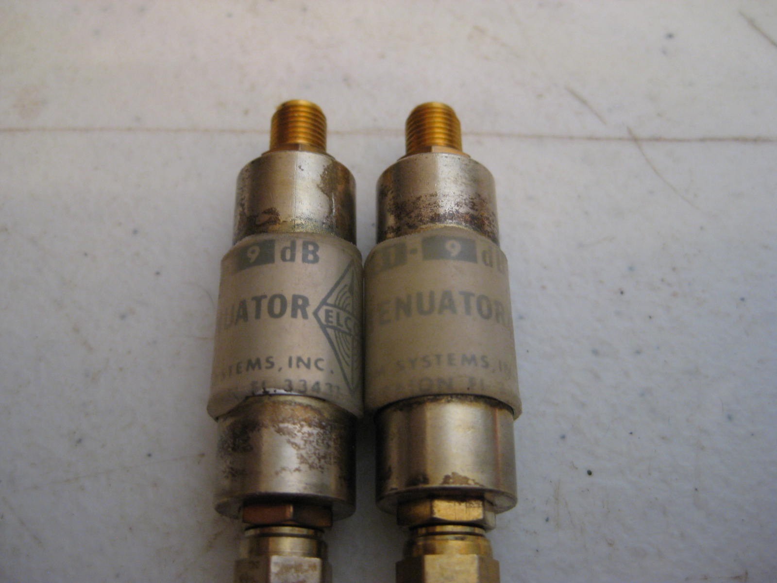 Set of 7 SMA attenuators with values of 1dB 3dB, 6dB and 9dB