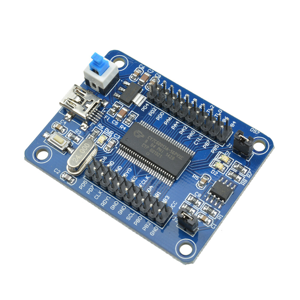 CY7C68013A-56 EZ-USB FX2LP USB2.0 Develope Board Module Logic Analyzer EEPROM!