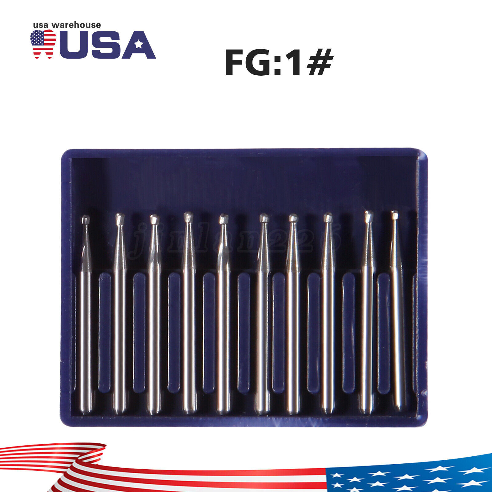 Dental (Surgical) Tungsten Carbide Burs FG Burs fit for High Speed Handpiece