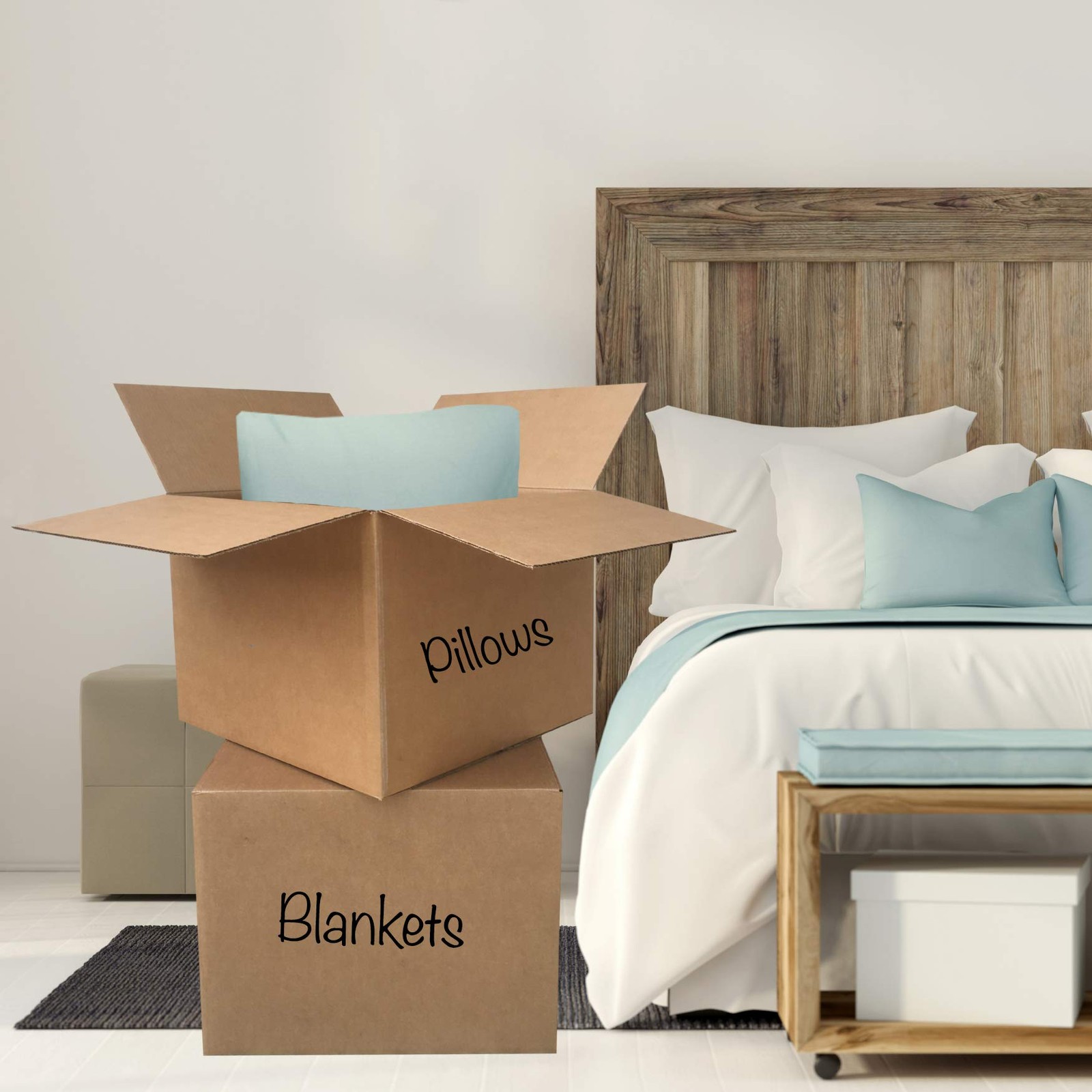Large Moving Boxes 20″ x 20″ x 15″ Pack of 12, Corrugated Cardboad Boxes For …