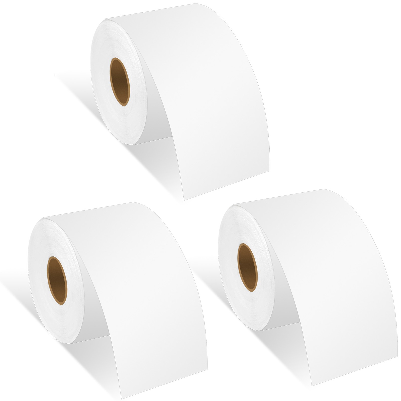 3Roll Continuous (28mm x 89mm) Receipt Paper Non-Adhesive 30270 fit CoStar LW BC