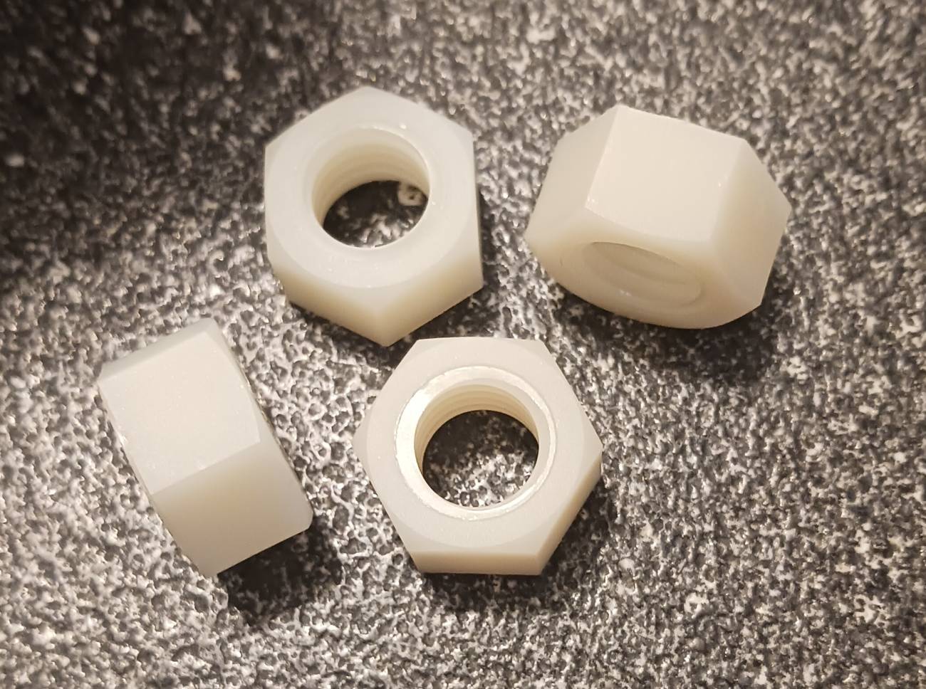 Nylon Prime-Line Hex Nuts, 1/2 in-13. (10-pcs). NEW. Free Shipping