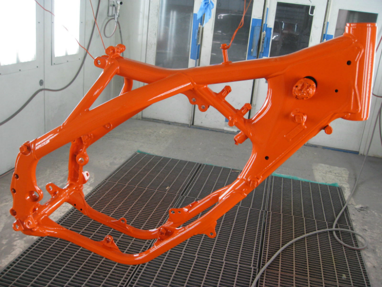 KTM Orange Powder Coat Powder Coating Paint – New 5 LBS FREE SHIPPING!