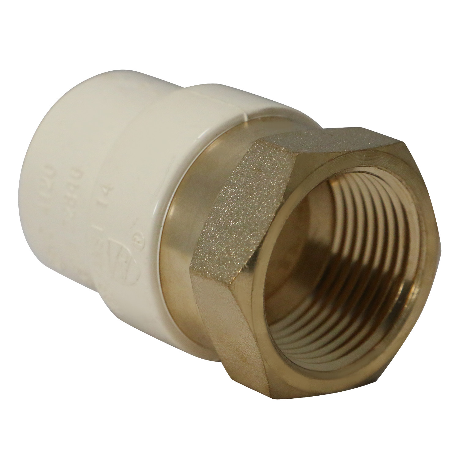 25 Pcs. 3/4″ Female NPT x 3/4″ CPVC Adapter, Lead Free, 3/4″ CPVC Female Adapter