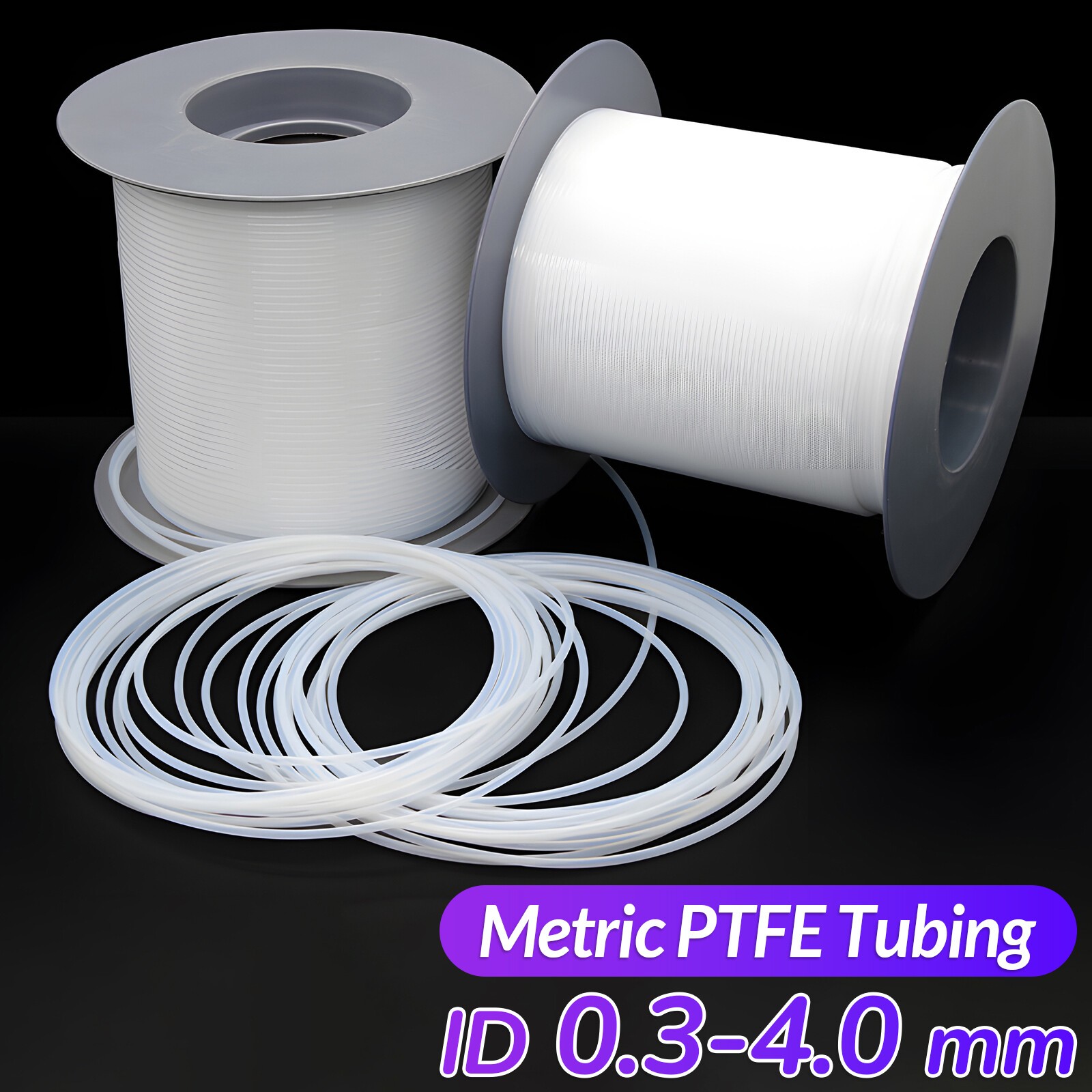 Metric PTFE Tubing 0.6-6 mm OD – Sold by the Metre – Air Tube High Temperature