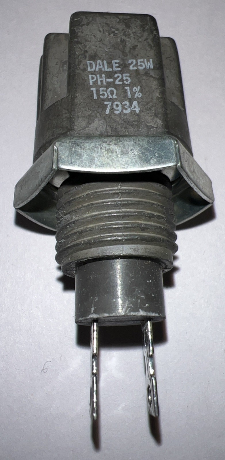 DALE PH-25 RESISTOR 15 OHM 25W 1% WIREWOUND FIXED CONDITION NEW